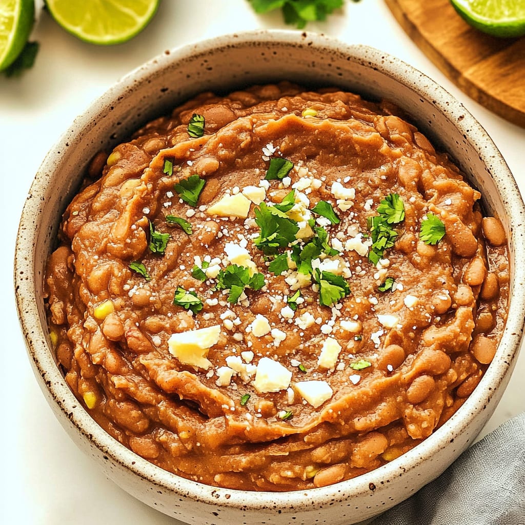 refried beans recipe: Creamy Comfort in Every Scoop