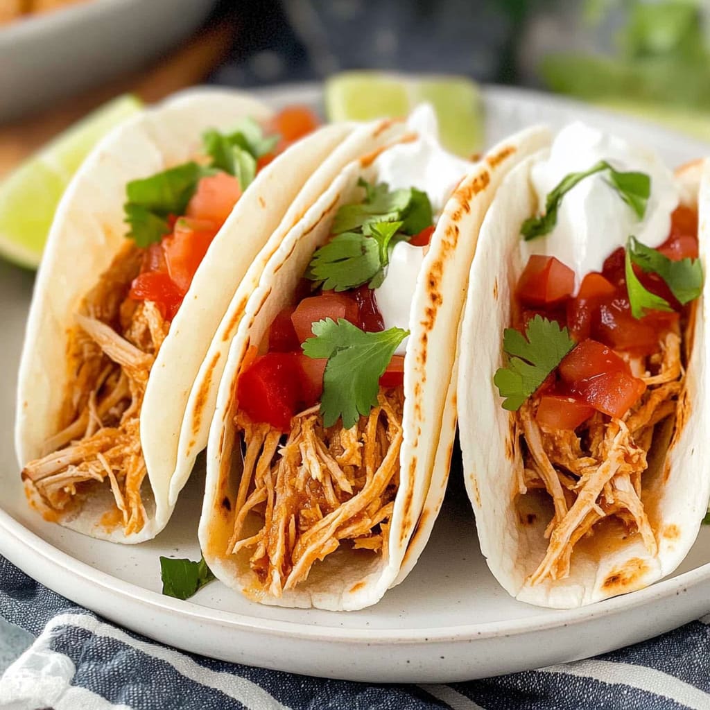 shredded chicken tacos: Flavorful Weeknight Delight