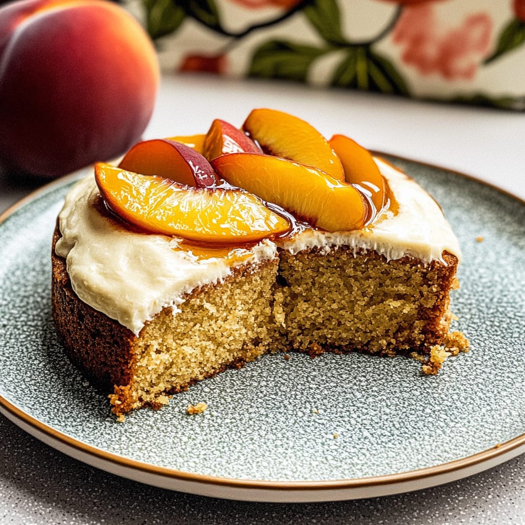 Peach Almond Cake: Irresistibly Moist and Fruity Delight