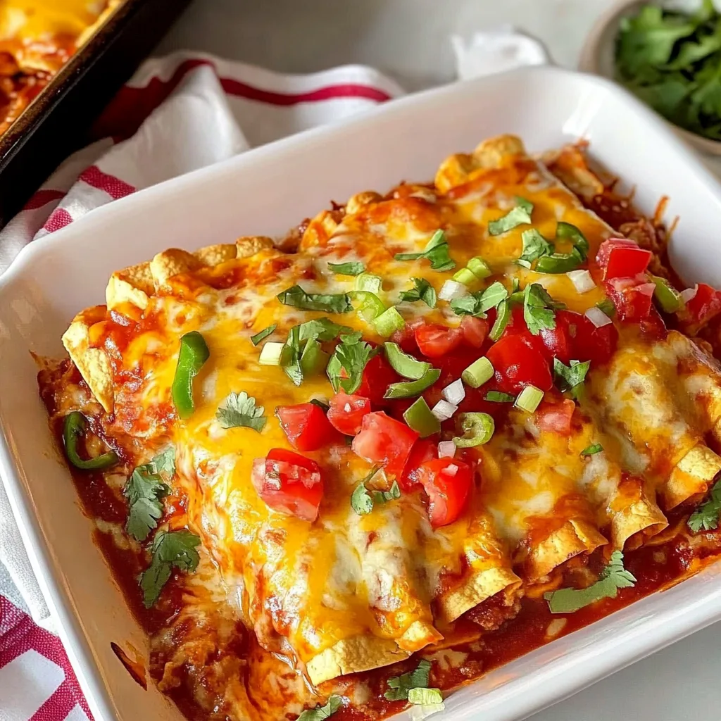 Taquito Enchilada Casserole: Cheesy Comfort Awaits