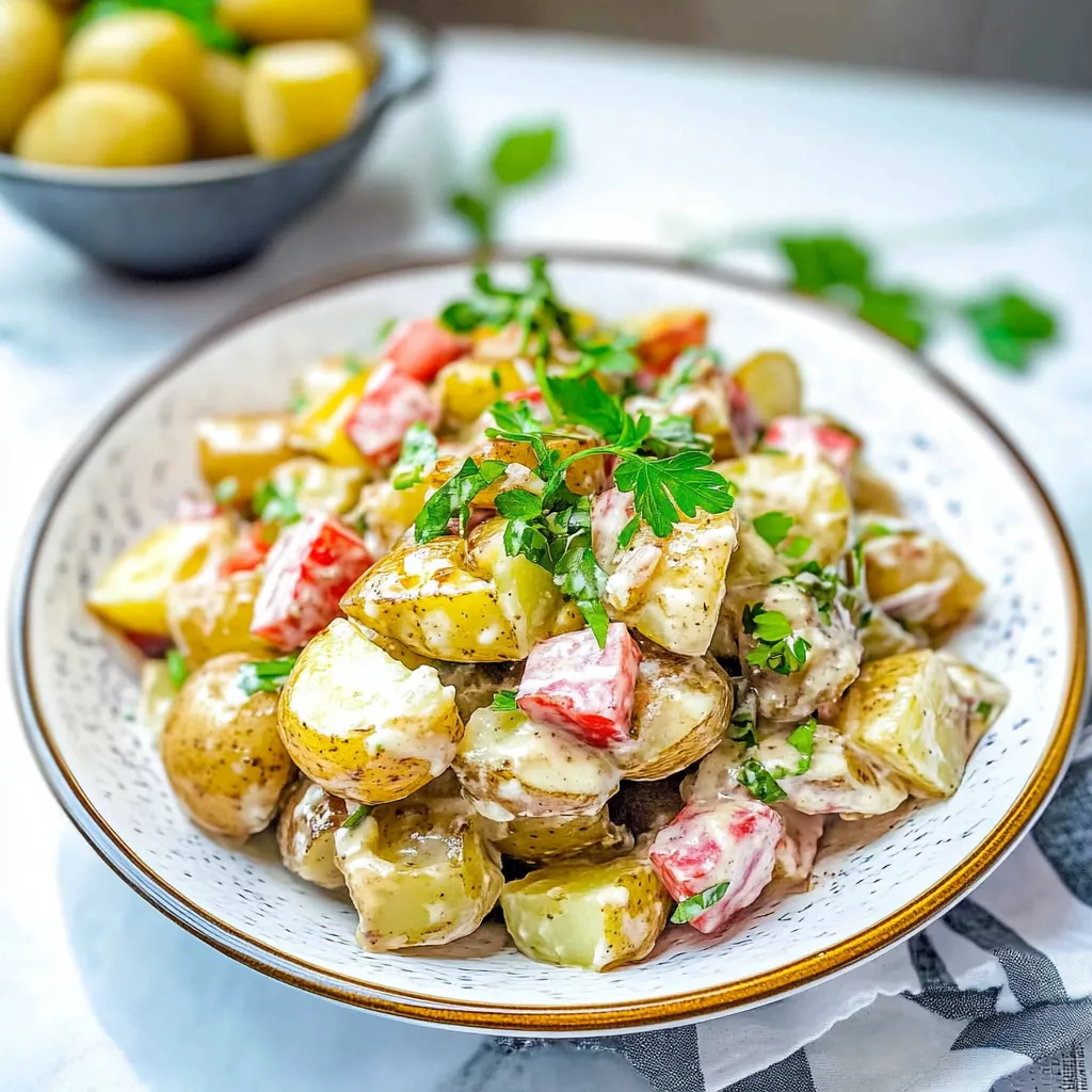 Balsamic Potato Salad: Refreshingly Flavorful Delight