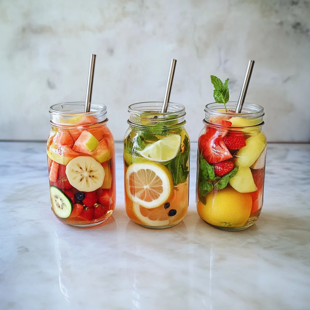 fruit infused water recipes: Refreshing Summer Bliss