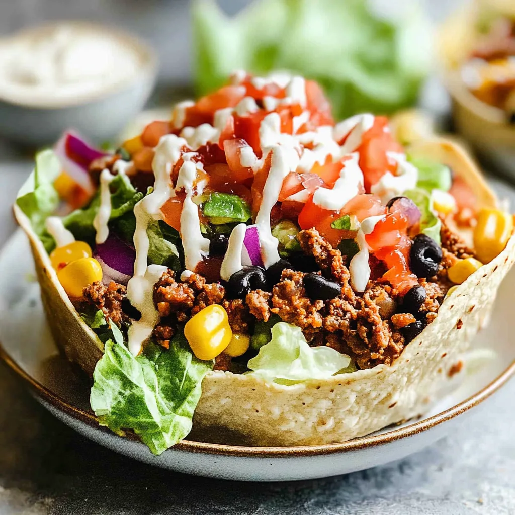 taco salad bowls: Flavorful Fiesta in Every Bite