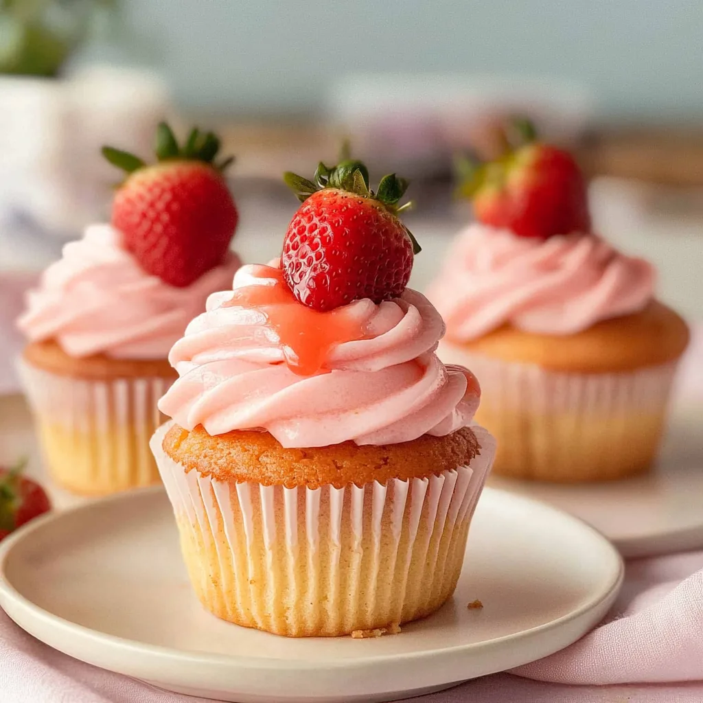 strawberry cupcakes: Sweet Summer Bliss in Every Bite