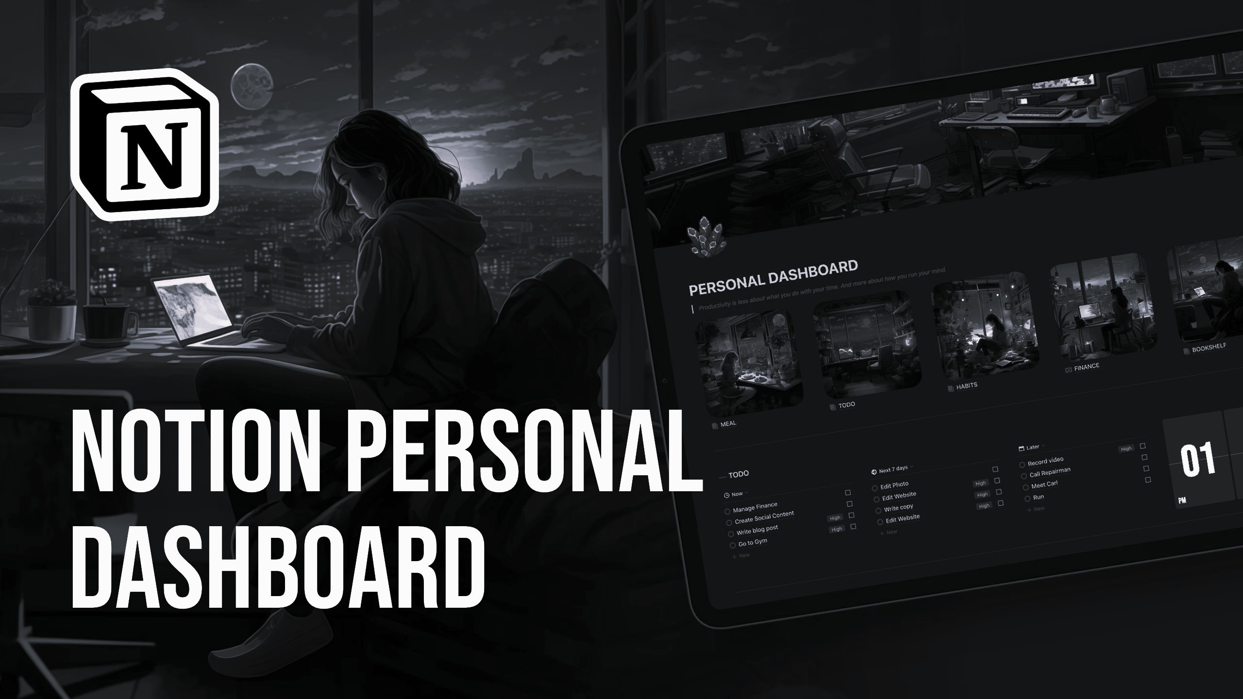 Notion Personal Dashboard