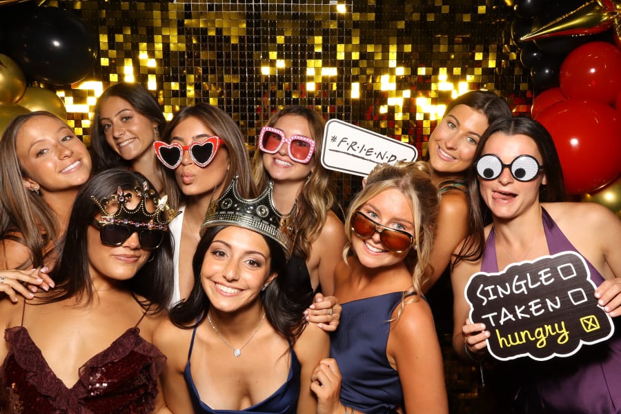 DSLR photo booth setup for a Bergen County event