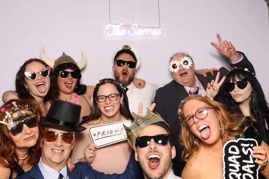 DSLR photo booth setup for a Paramus NJ event