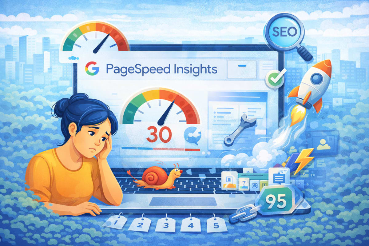 איך לשפר מהירות אתר ולהעלות ציון PageSpeed Insights