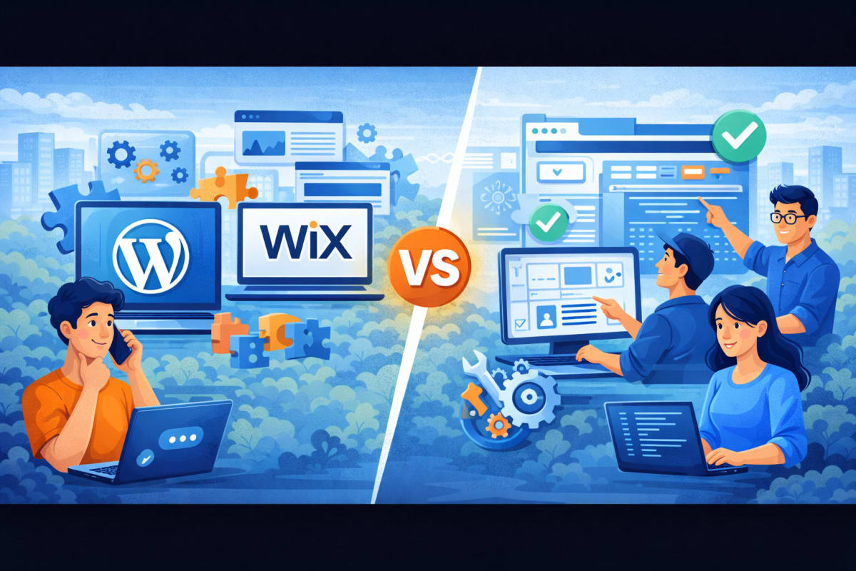 WordPress, Wix או פיתוח מותאם אישית – מה באמת עדיף לעסק?