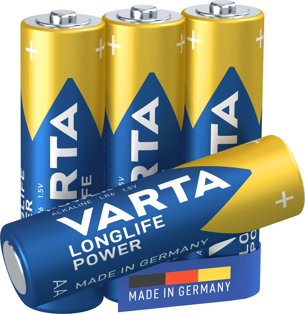 חבילת 4 סוללות אלקליין VARTA Longlife AA 1.5V