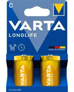 מארז 2 סוללות VARTA Longlife C LR14