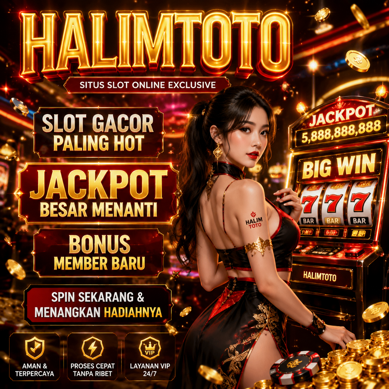 HALIMTOTO: Scatter Bertebaran, Jackpot Mengudara Setiap Saat