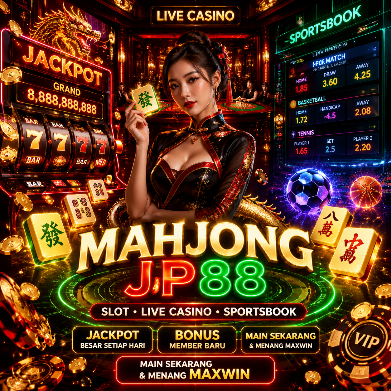 MAHJONGJP88: Scatter Bertebaran, Jackpot Mengalir Layaknya Kartu Terusun