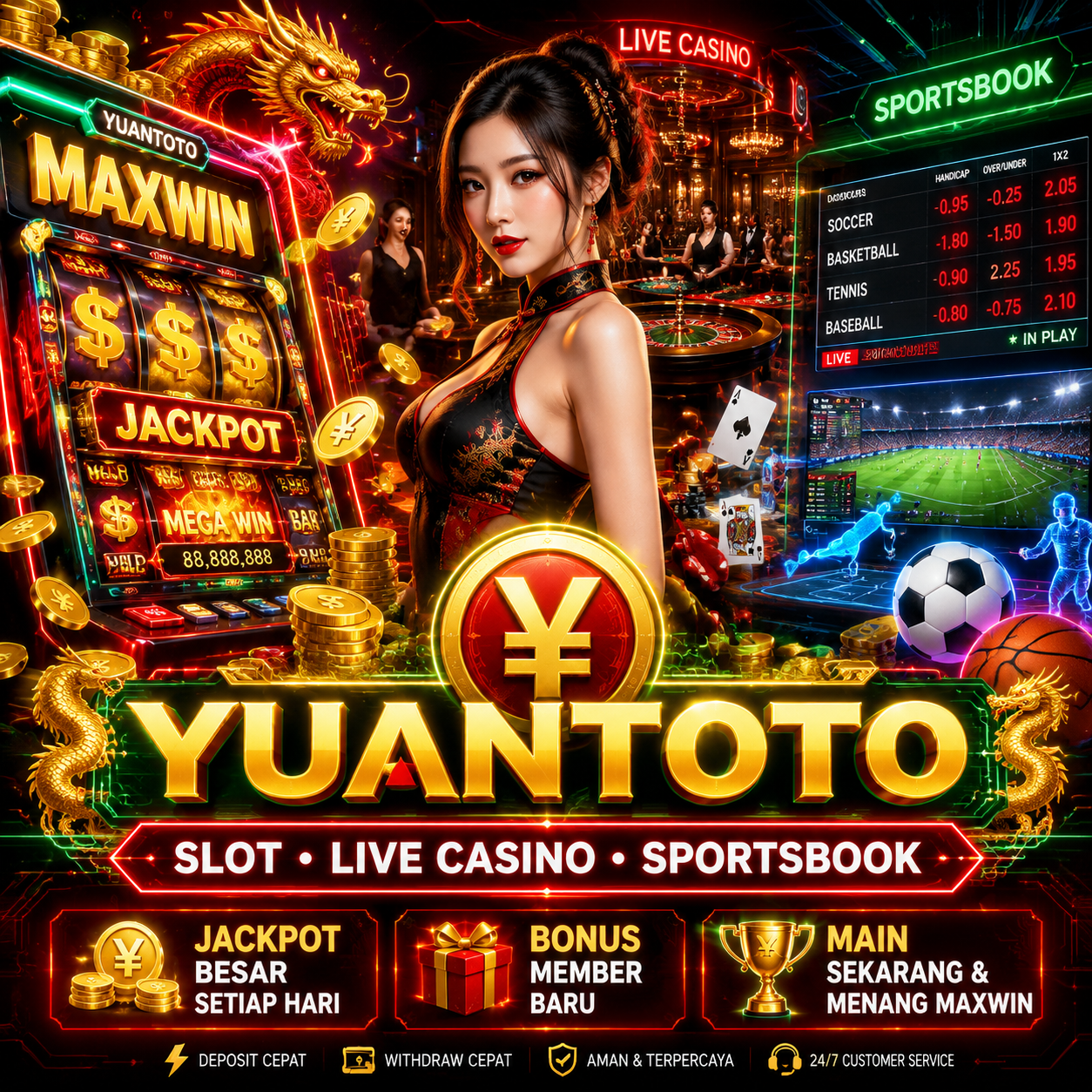 YUANTOTO: Slot Gacor, Casino Live, Sportsbook & Togel Terlengkap