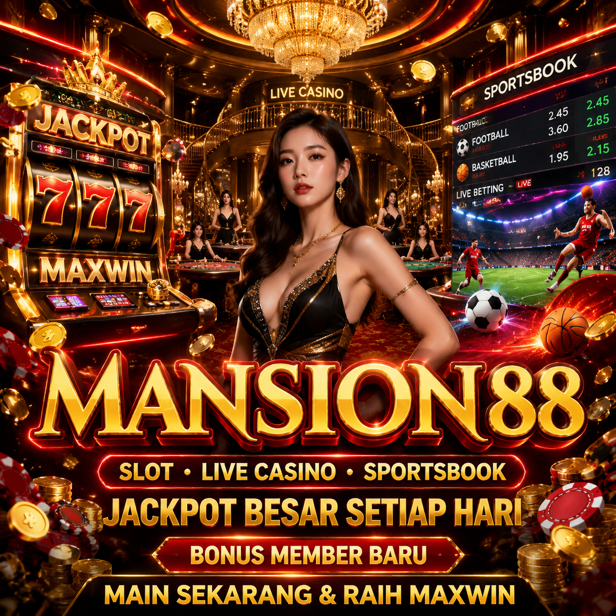 MANSION88: Platform Judi Online Paling Gacor & Terpercaya Se-Asia