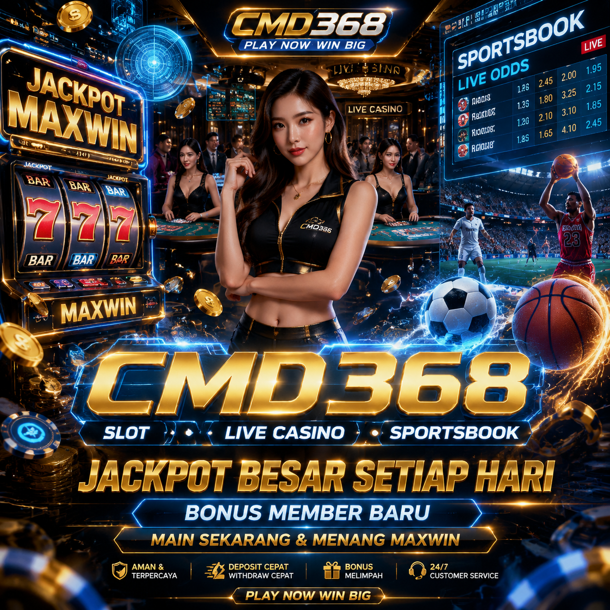 CMD368: Antarmuka Ramah Pemula & Profesional, Mudah Dinavigasi
