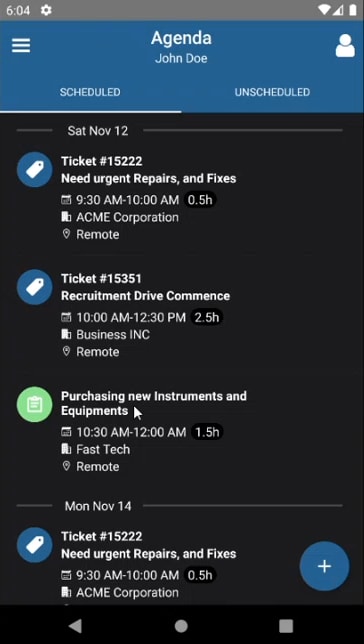 iTarian Ticket System, screen 6