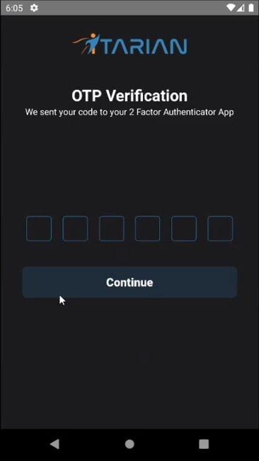 iTarian Ticket System, screen 2