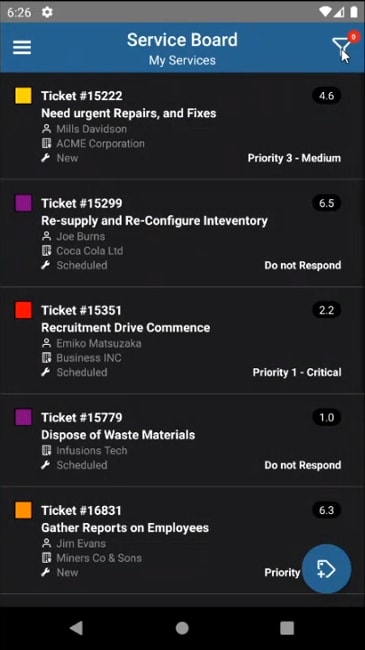 iTarian Ticket System, screen 9