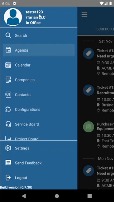 iTarian Ticket System, screen 4