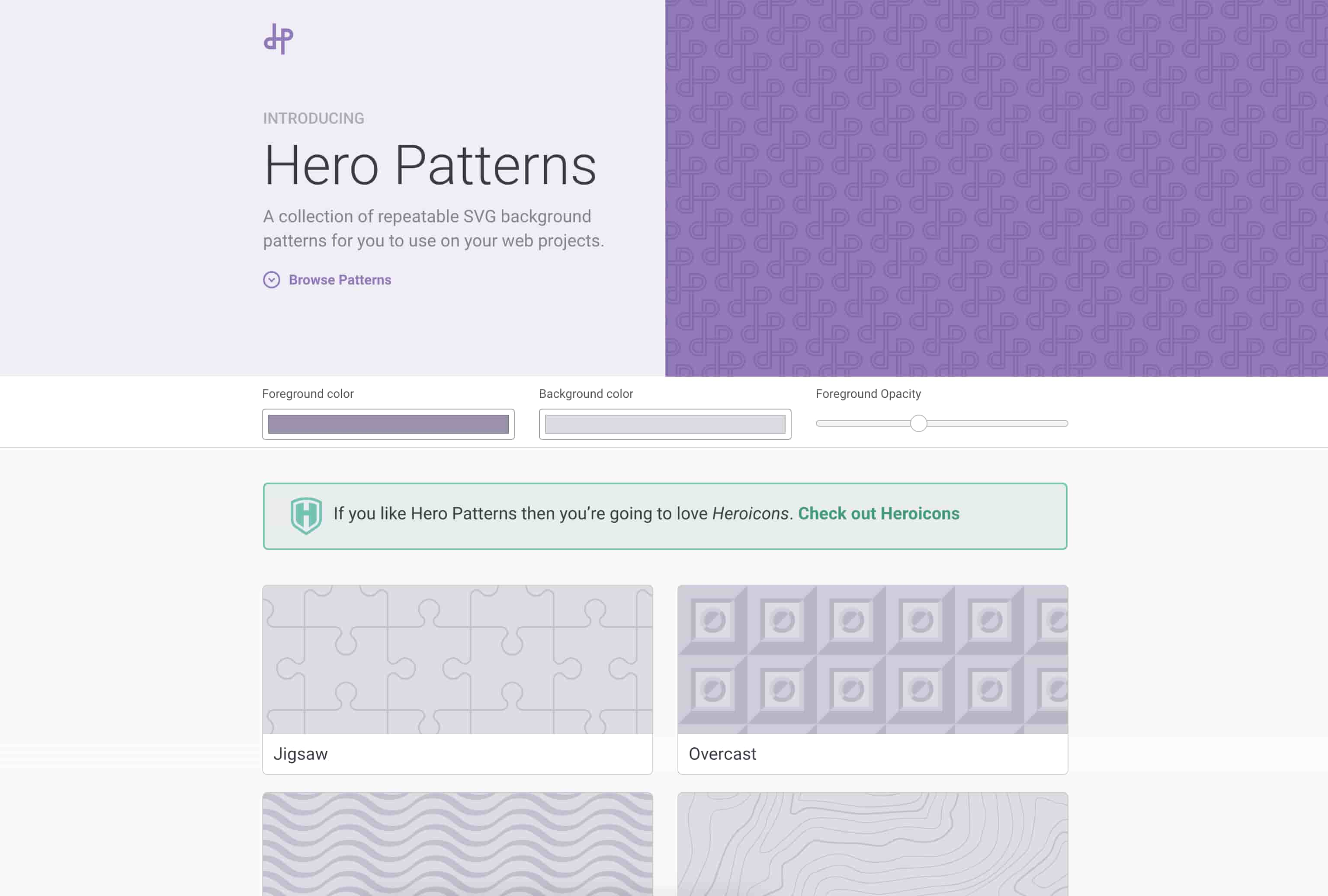 Hero Patterns