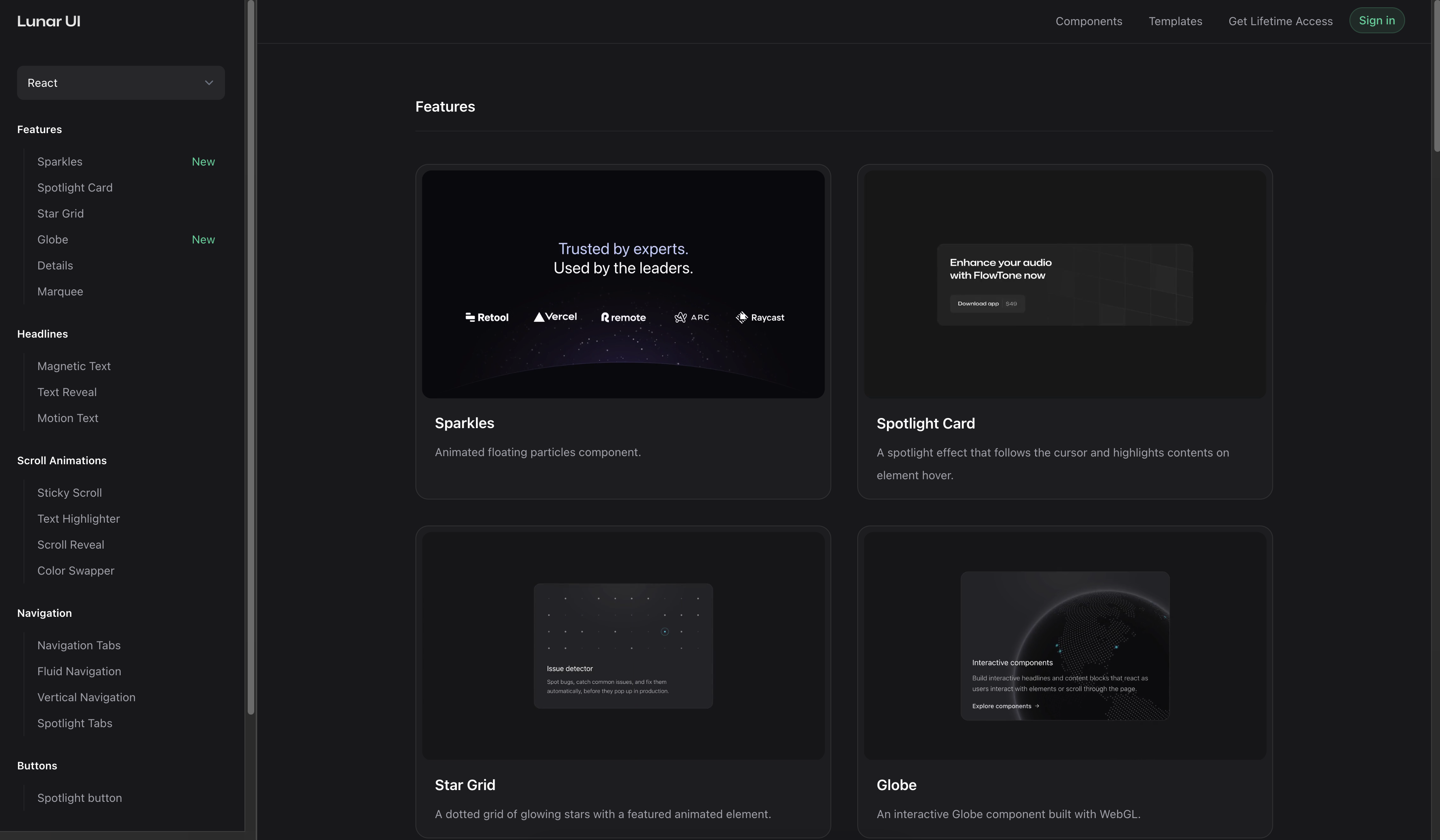 Lunar UI