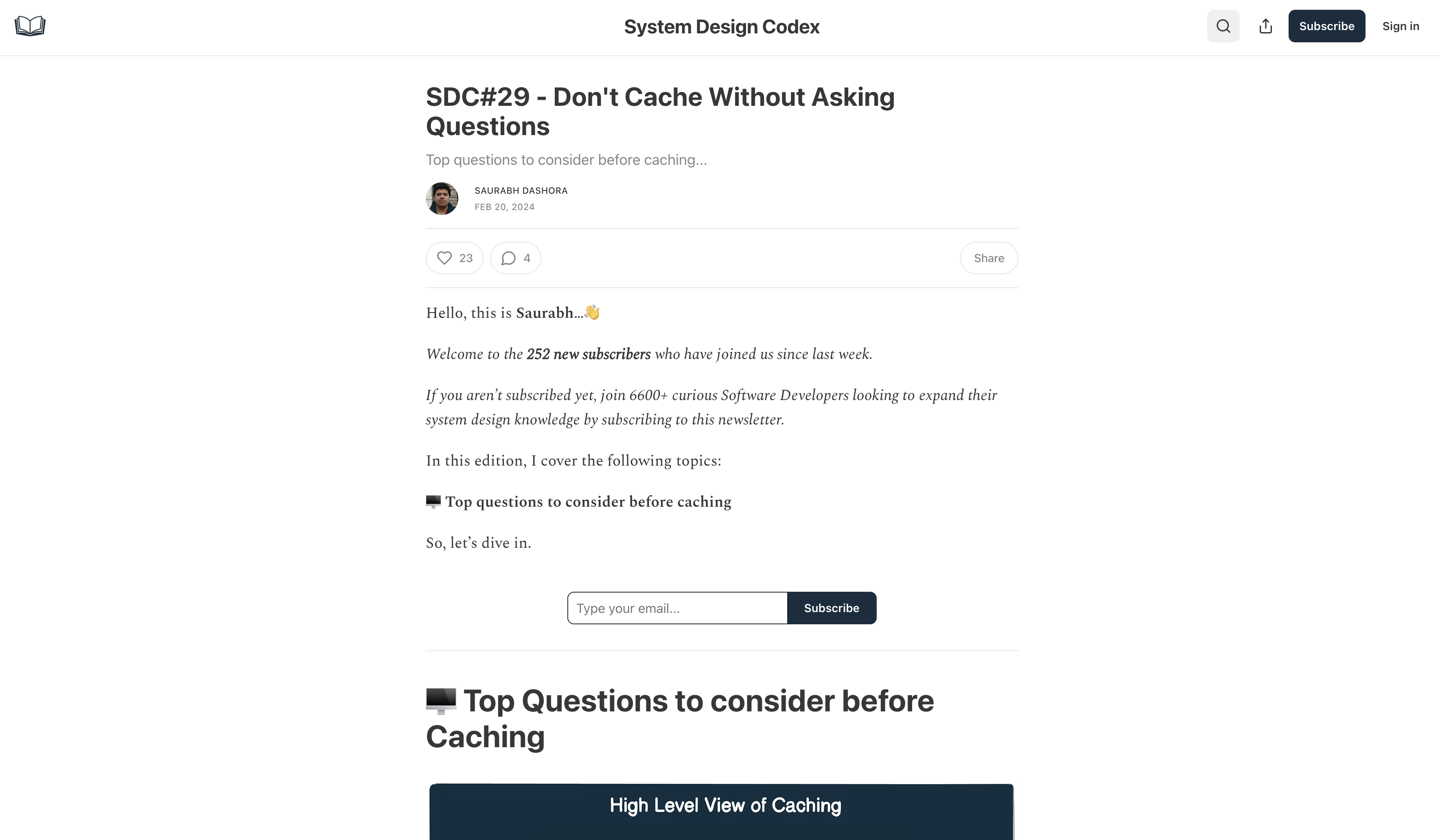 Caching Best Practices