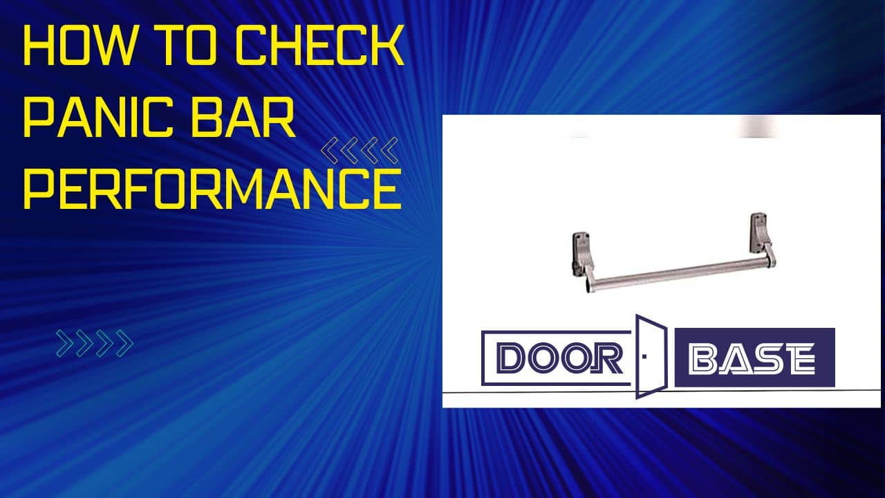 How to check whether panic bar is working properly or not