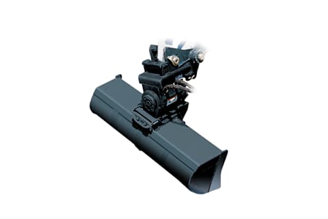 A Bobcat Grading Bucket With Power Tilt