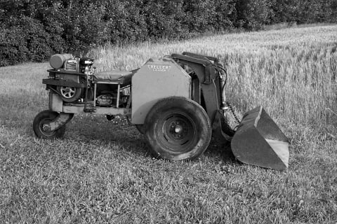 The Keller Brothers’ First Three-Wheeled Compact Loader 