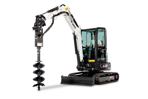 Bobcat R-Series E26 Compact Excavator Auger