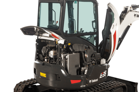 Bobcat Compact Excavator Service Access