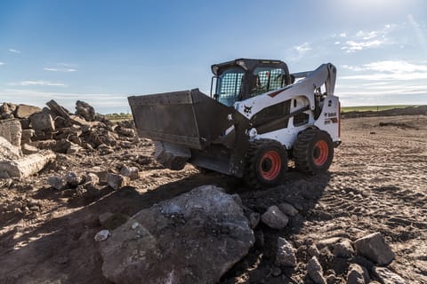 Bobcat S740 Skid-Steer Loader with bucket