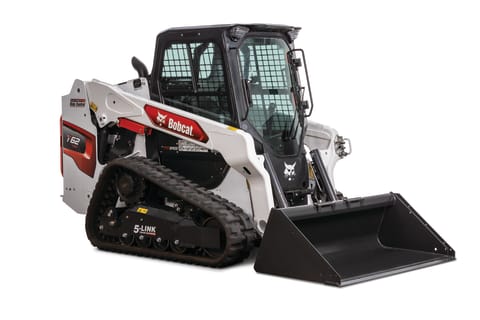 Bobcat T62 Compact Track Loader Knockout Image On White Background