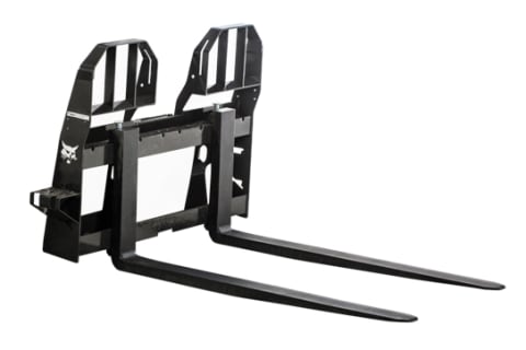 Pallet fork attachment.