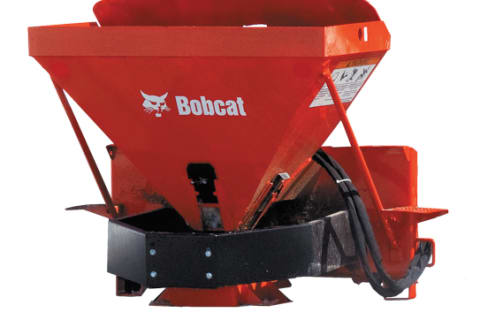 Bobcat spreader attachment. 