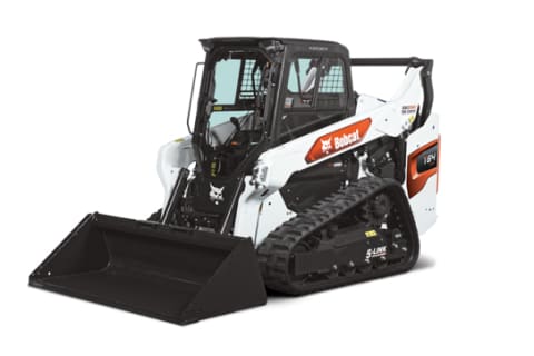 Bobcat T64 Compact Track Loader Knockout Image On White Background