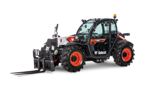 Bobcat TL619 Telehandler Knockout Image On White Background