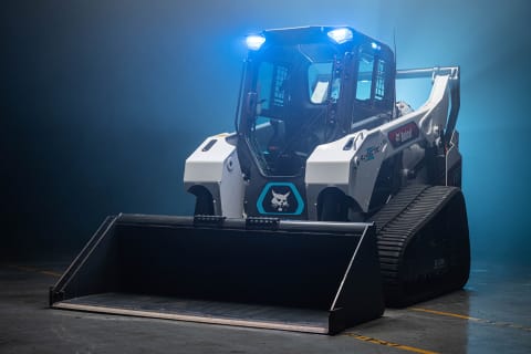 Bobcat T7X: de eerste volledig elektrische compacte rupslader ter wereld