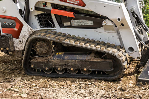 Undercarriage On An M-3 Series Compact Track Loader