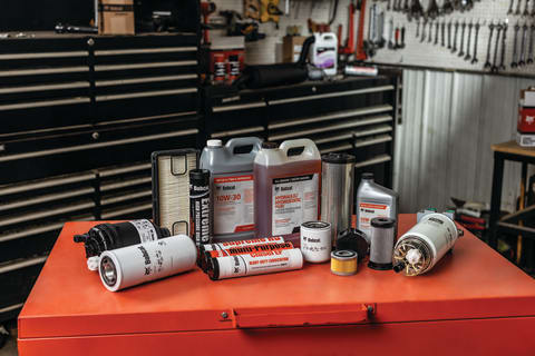 Bobcat parts lubricants and filters.