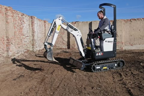 Bobcat E10z compacte graafmachine