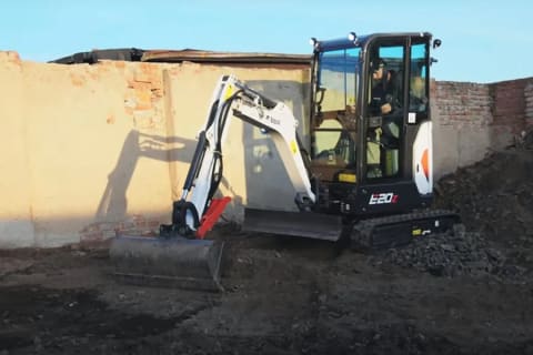 Bobcat E20z compacte graafmachine