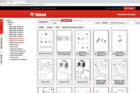 Video showing how to use the Bobcat Online Parts Catalog to find Genuine Bobcat Parts.