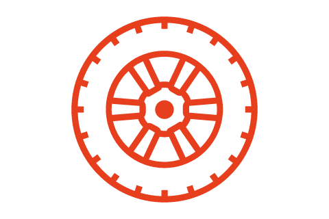 Industrial tires icon