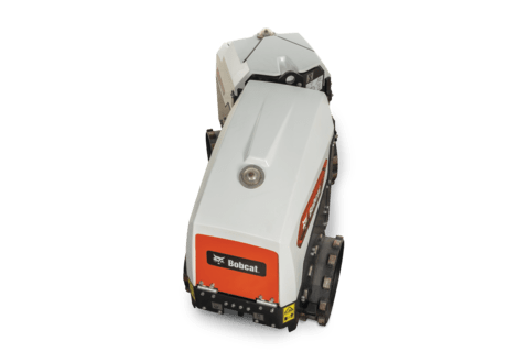 Bobcat TR75 Trench Roller On White Background Showing Its Oscillation