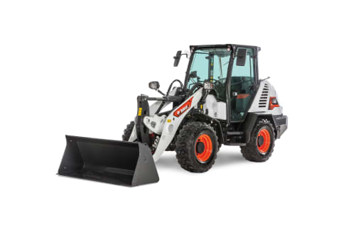 Bobcat L65 Compact Wheel Loader Knockout Image On White Background