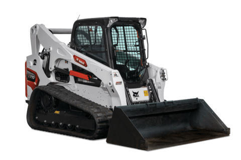 Studio Image Of Bobcat T770 Compact Track Loader With Bucket Attachment