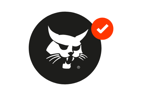 Mit Bobcat-Gewährleistung – Symbol