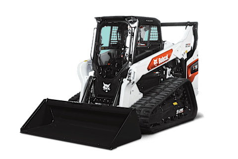 Bobcat T76 Compact Track Loader Knockout Image On White Background